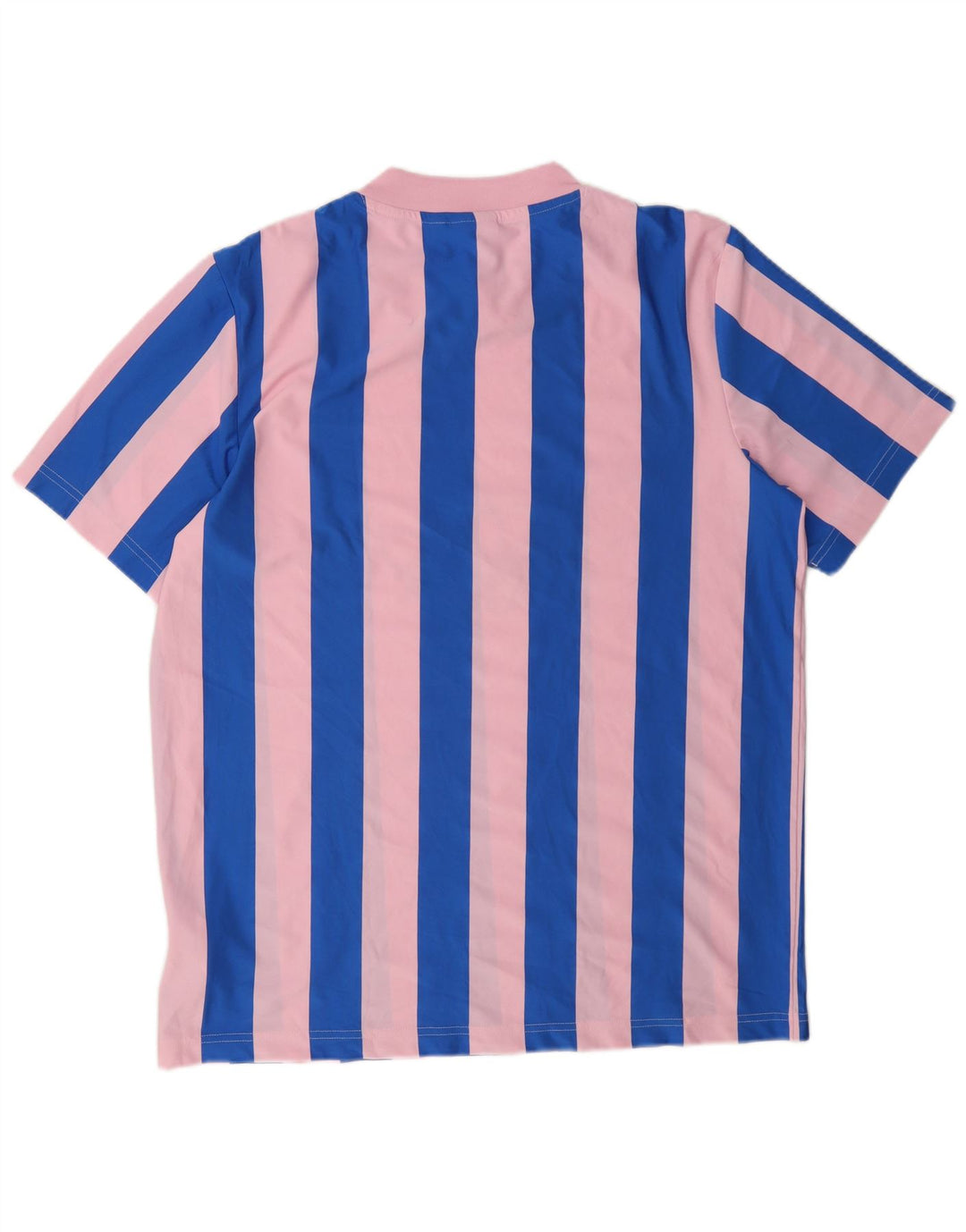 Adidas Herren Grafik-T-Shirt-Oberteil Mittelrosa gestreift aus Polyester