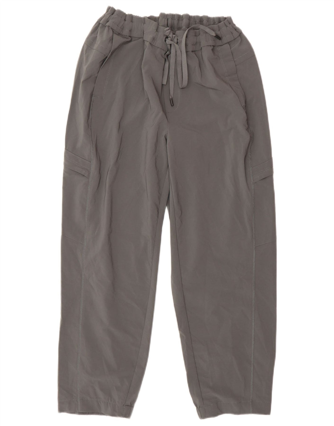 Eddie Bauer Damen Crop Cargo Hose Medium W30 L24 Grau Polyester