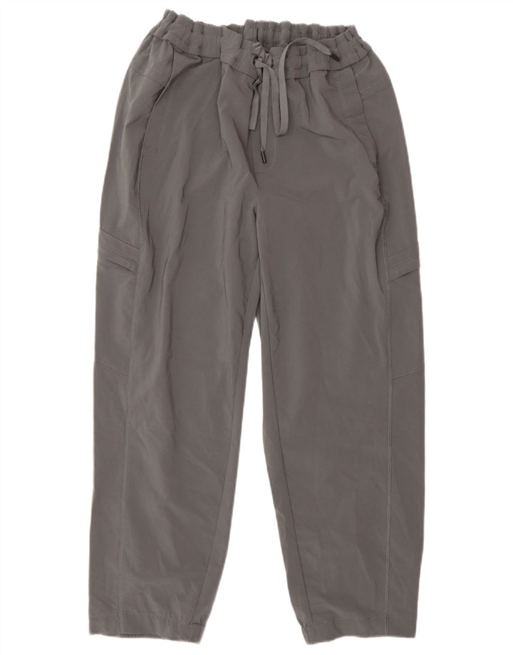 Eddie Bauer Damen Crop Cargo Hose Medium W30 L24 Grau Polyester