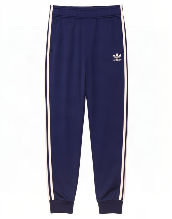 Adidas Jungen-Trainingshose, Jogginghose, 13–14 Jahre, Marineblau, Polyester