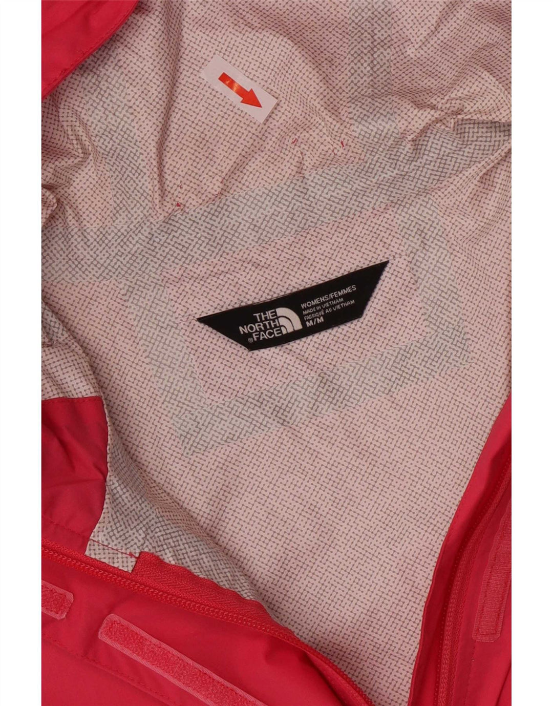 The North Face Womens Dryvent Hooded Rain Jacket UK 14 Mittelrosa Nylon
