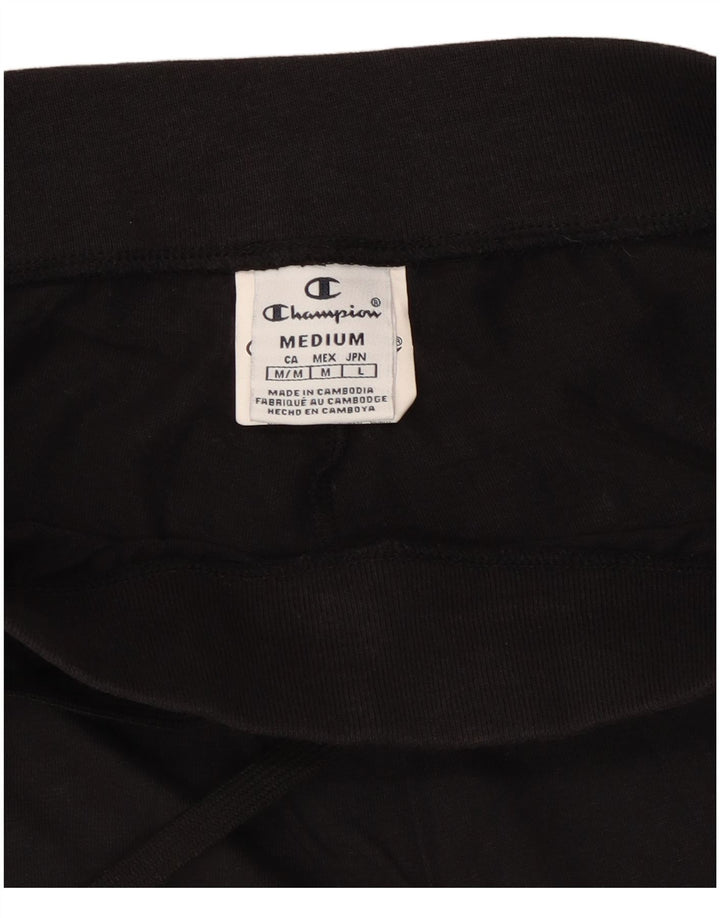 Champion Damen Sportshorts UK 12 Mittelschwarze Baumwolle