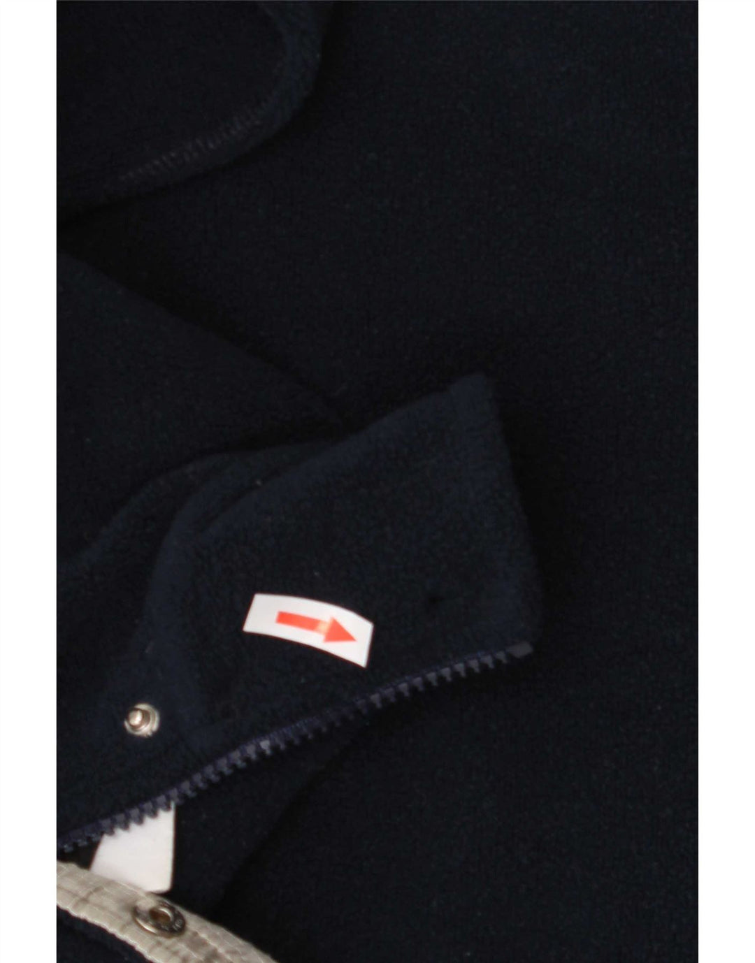 Colmar Herren-Fleecepullover mit Knopfkragen, mittleres Marineblau, Polyester