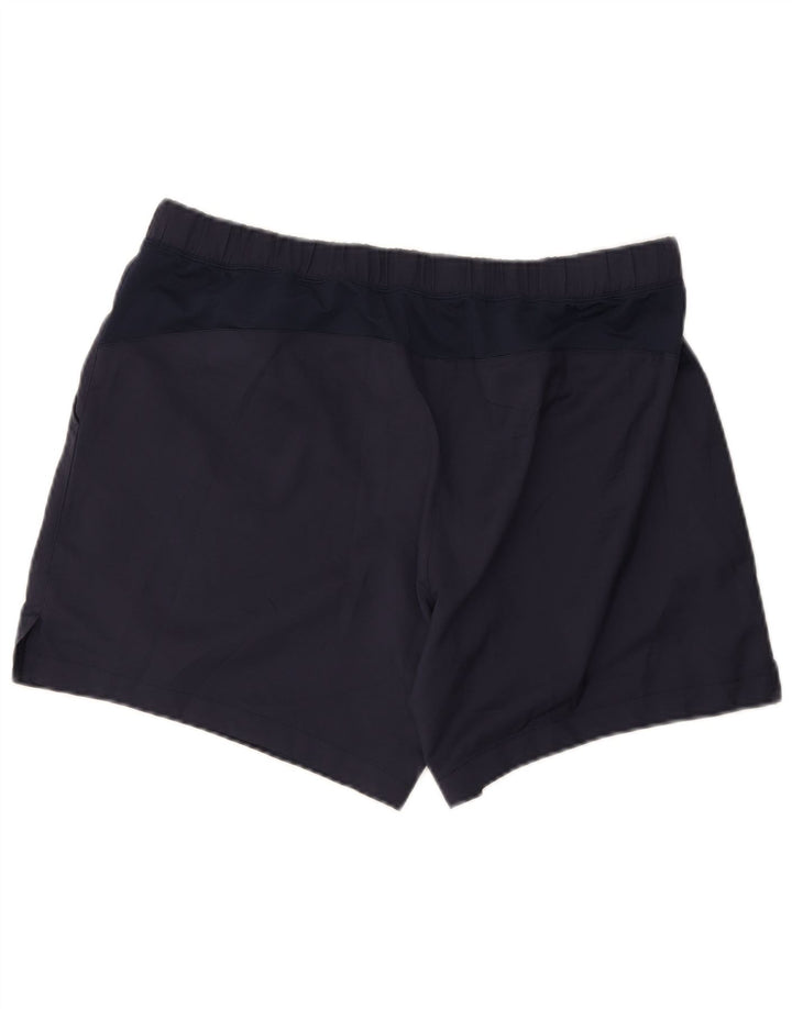 Asics Herren Sportshorts XL Marineblau Polyester