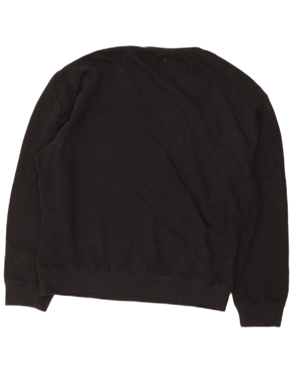 Gap Herren Grafik-Sweatshirt-Pullover XL aus schwarzer Baumwolle