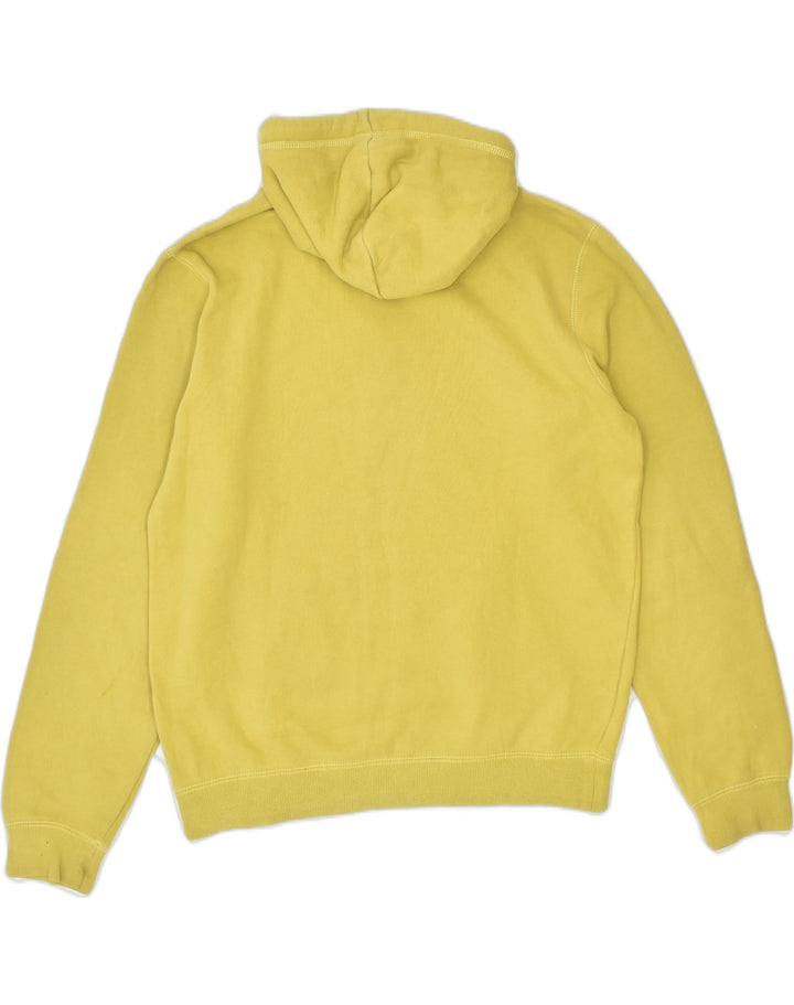 SLAM Mens Graphic Hoodie Jumper Medium Yellow Cotton | Vintage | Thrift | Second-Hand | Used Clothing | Messina Hembry 