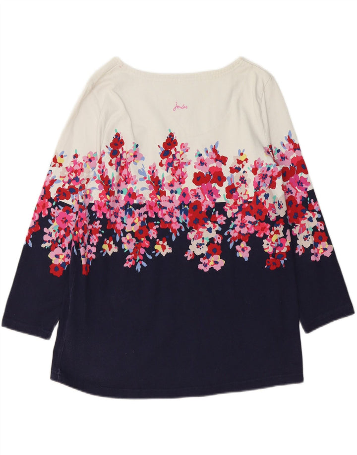 Womens Graphic Top 3/4 Sleeve UK 14 Medium