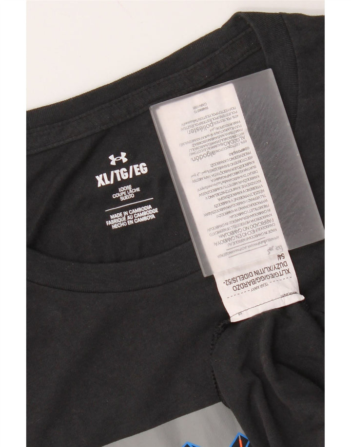 Under Armour Herren Graphic T-Shirt Top XL Schwarz Baumwolle