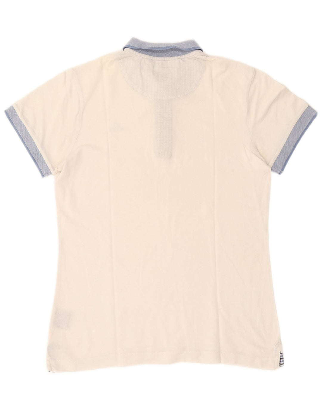 Kappa Herren-Poloshirt aus mittelweißer Colourblock-Baumwolle