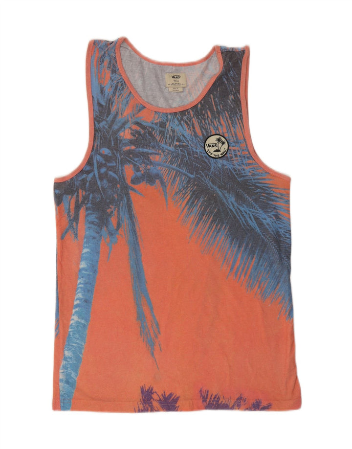 Vans Herren Grafik-Weste-Oberteil Mittelorange Polyester