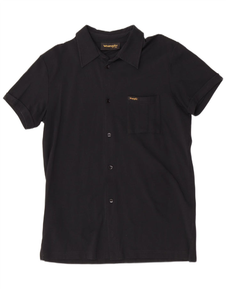 Wrangler Herren Kurzarmhemd 2XL Schwarz Polyamid