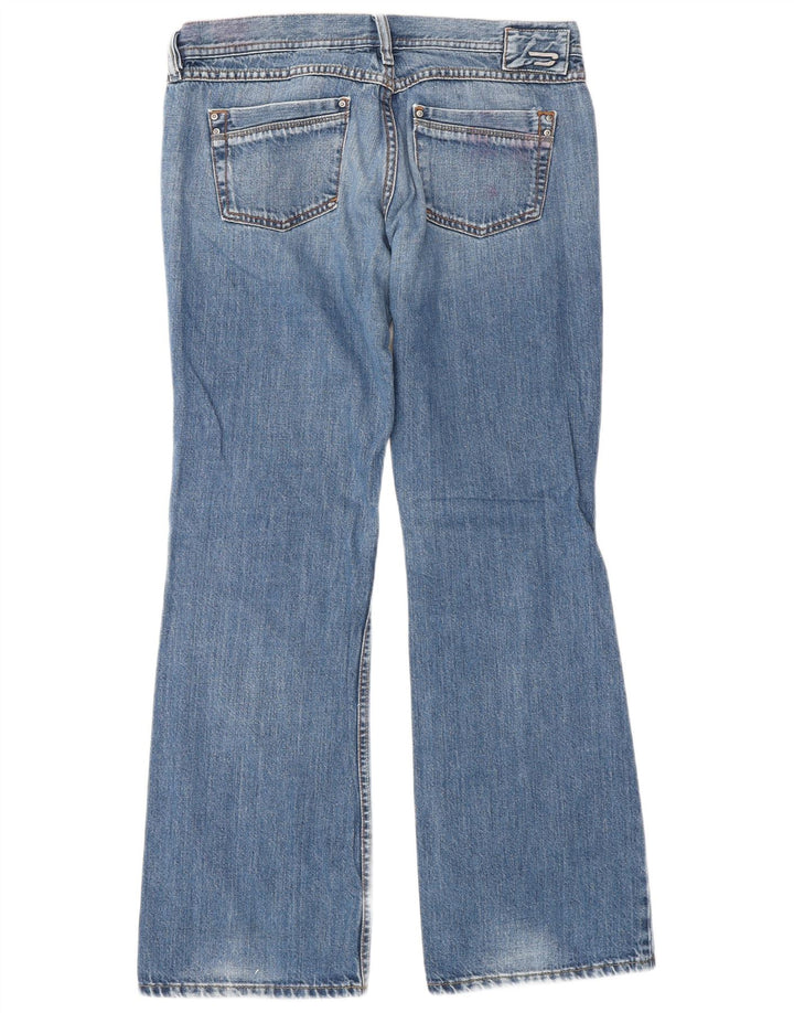 Diesel Damen Bootcut Jeans W28 L30 Blaue Baumwolle