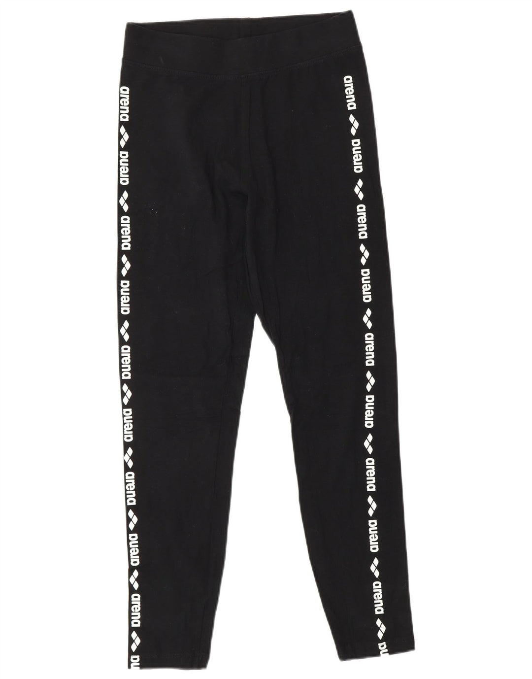 ARENA Womens Graphic Leggings UK 6 XS Schwarz Baumwolle