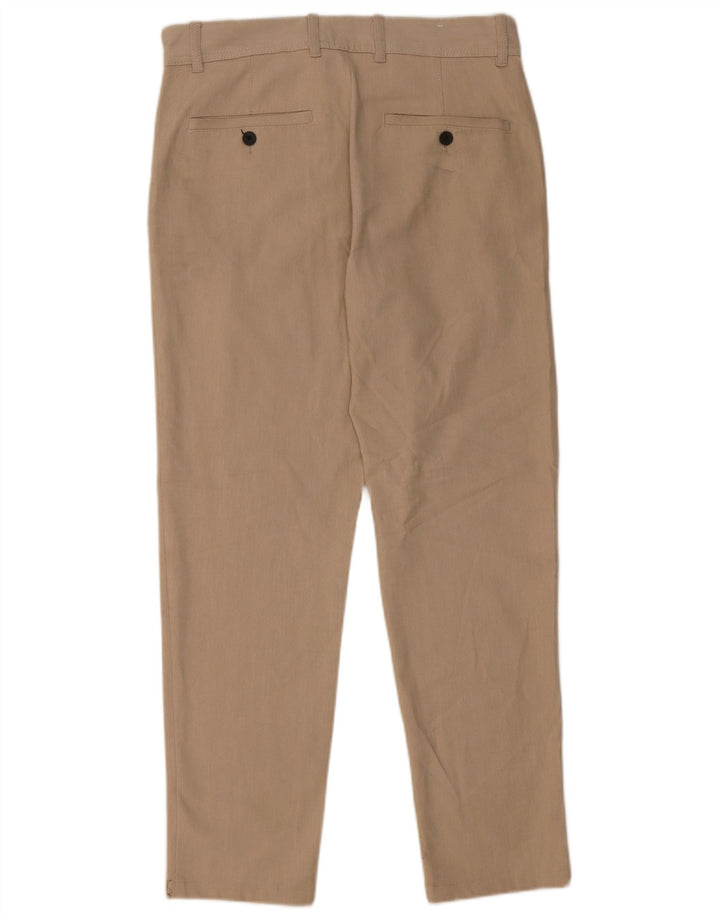 Zara Slim Chino-Hose für Herren, EU 38, Größe S, W30, L28, Beige, Polyester