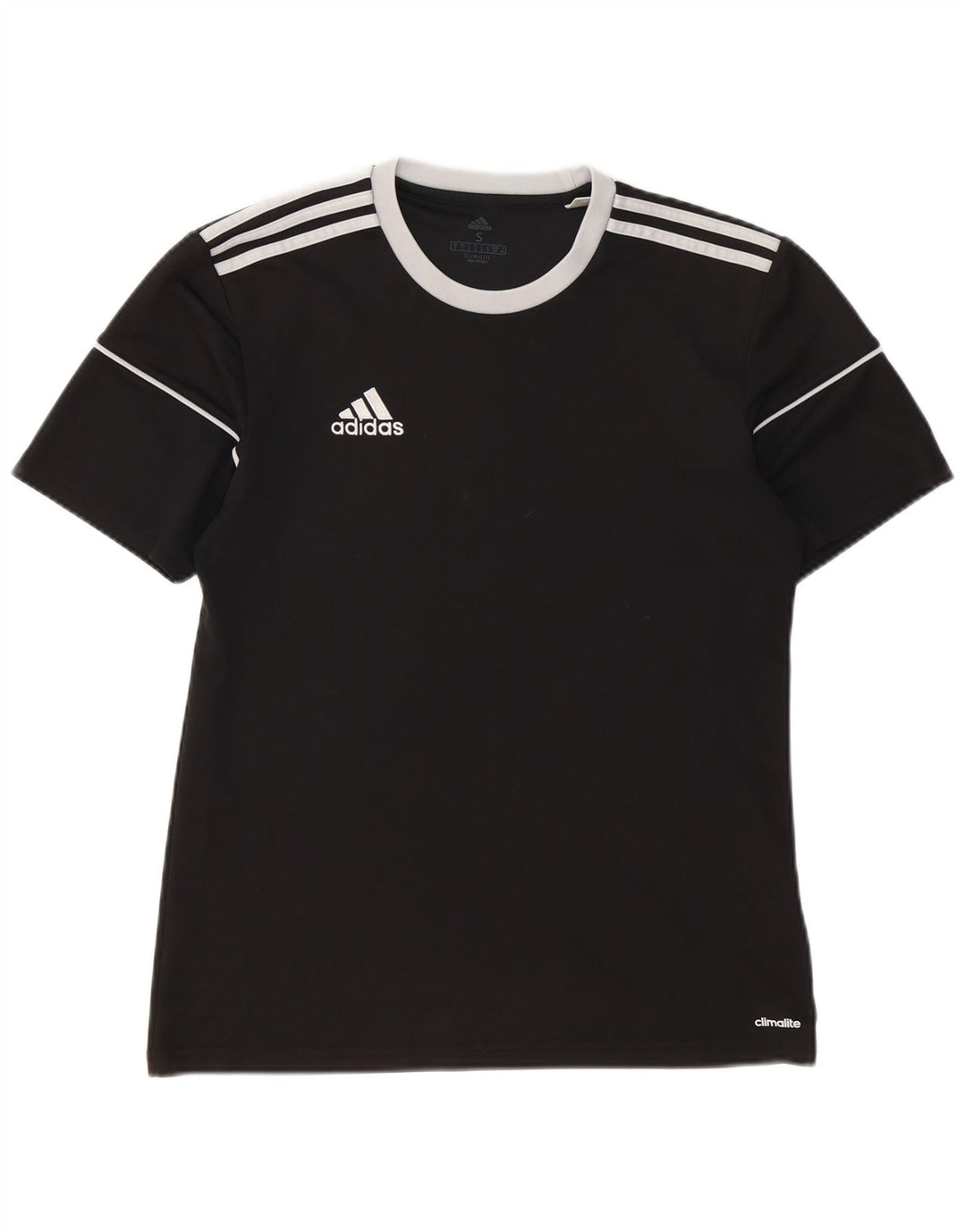 ADIDAS Herren Climalite T-Shirt Top Small Schwarz Polyester