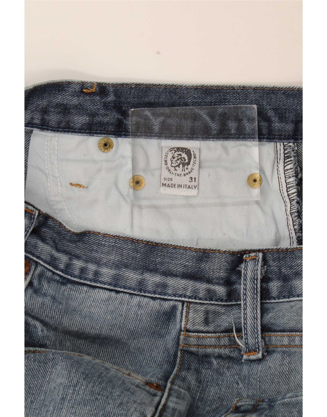 Diesel Herren Straight Jeans W31 L31 Blau