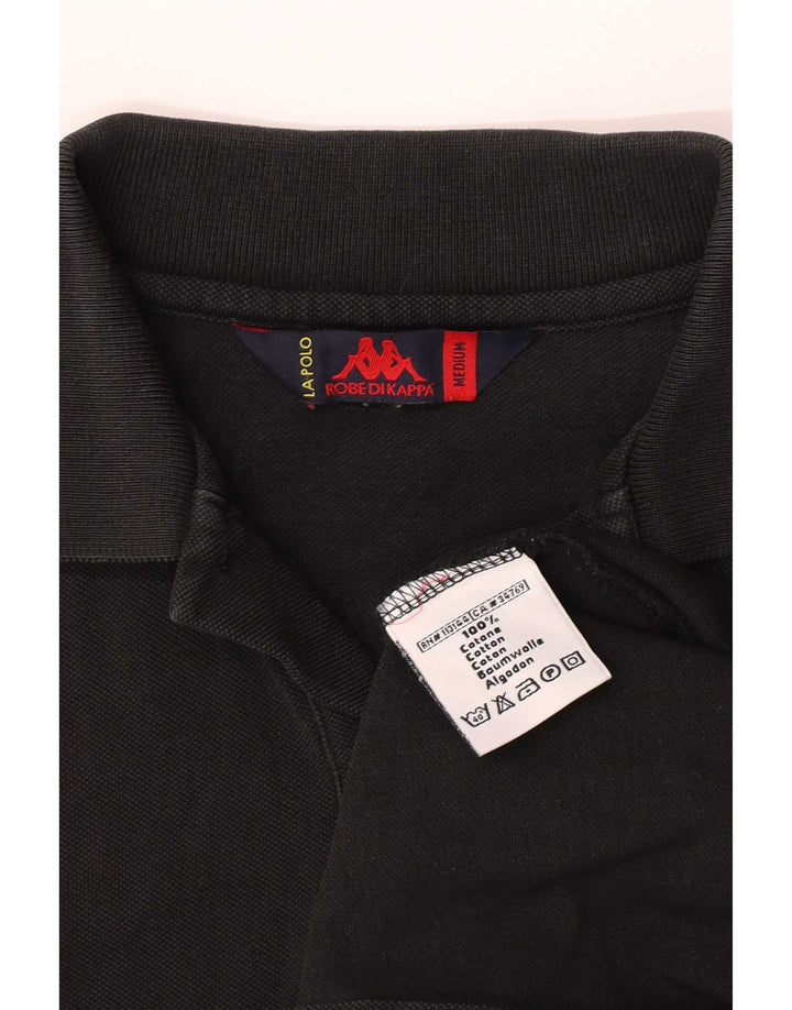 Kappa Herren Poloshirt Mittelschwarze Baumwolle