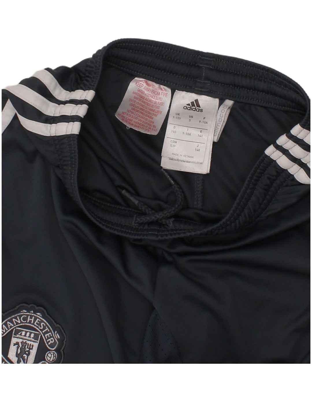 ADIDAS Manchester United Sportshorts für Jungen, 9–10 Jahre, graues Polyester