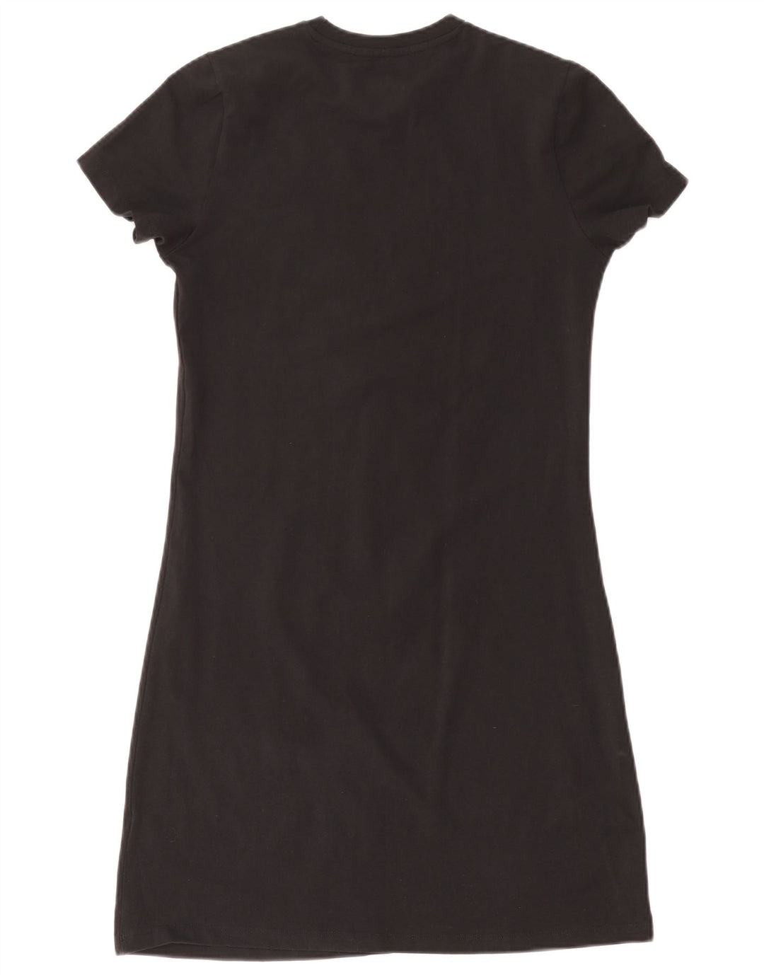 ADIDAS T-Shirt-Kleid mit Grafik für Mädchen, 14–15 Jahre, schwarze Baumwolle