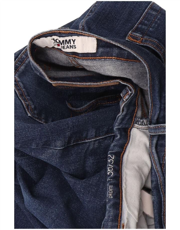 Tommy Hilfiger Herren Droite Slim Jeans W36 L32 Blau