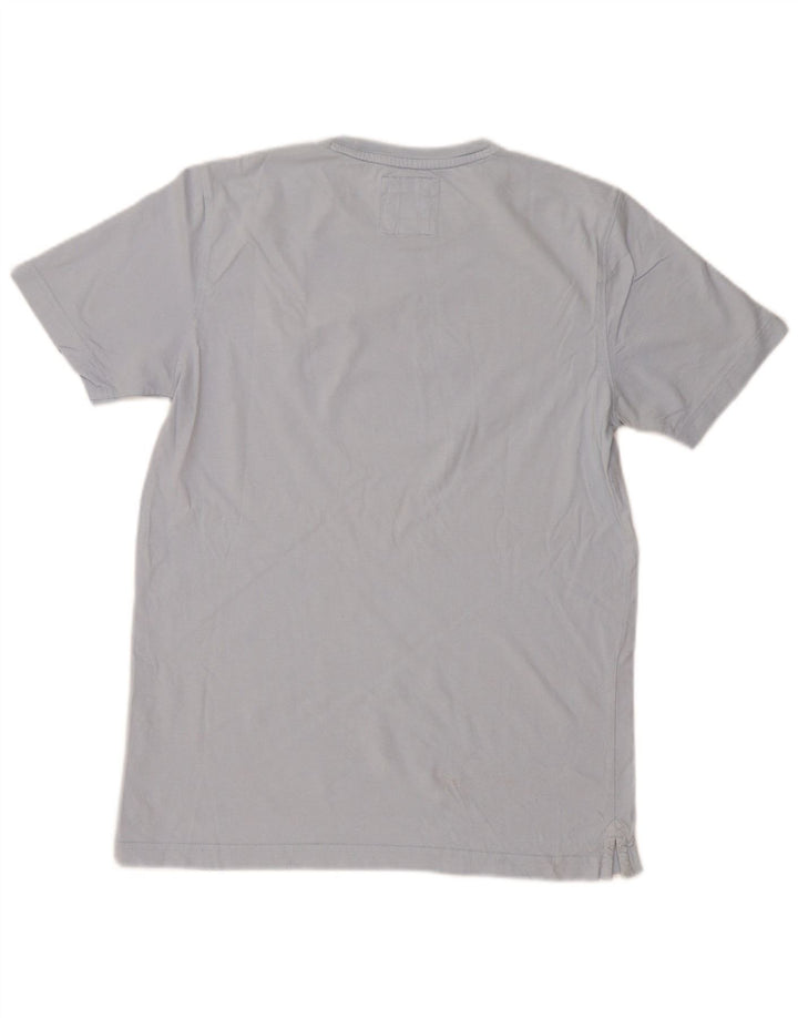 Crew Clothing Herren T-Shirt Top Mittelblau