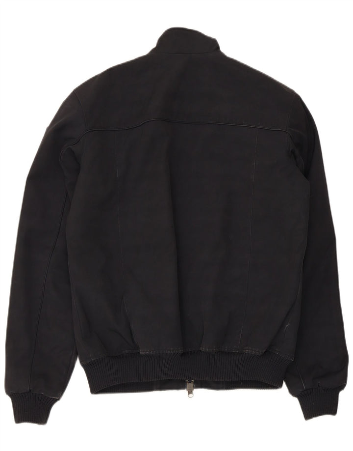 Bomboogie Herren gepolsterte Bomberjacke UK 38 Mittelschwarzes Polyester