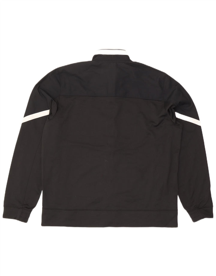 Under Armour Herren-Trainingsanzug-Top-Jacke XL, schwarzes Farbblock-Polyester