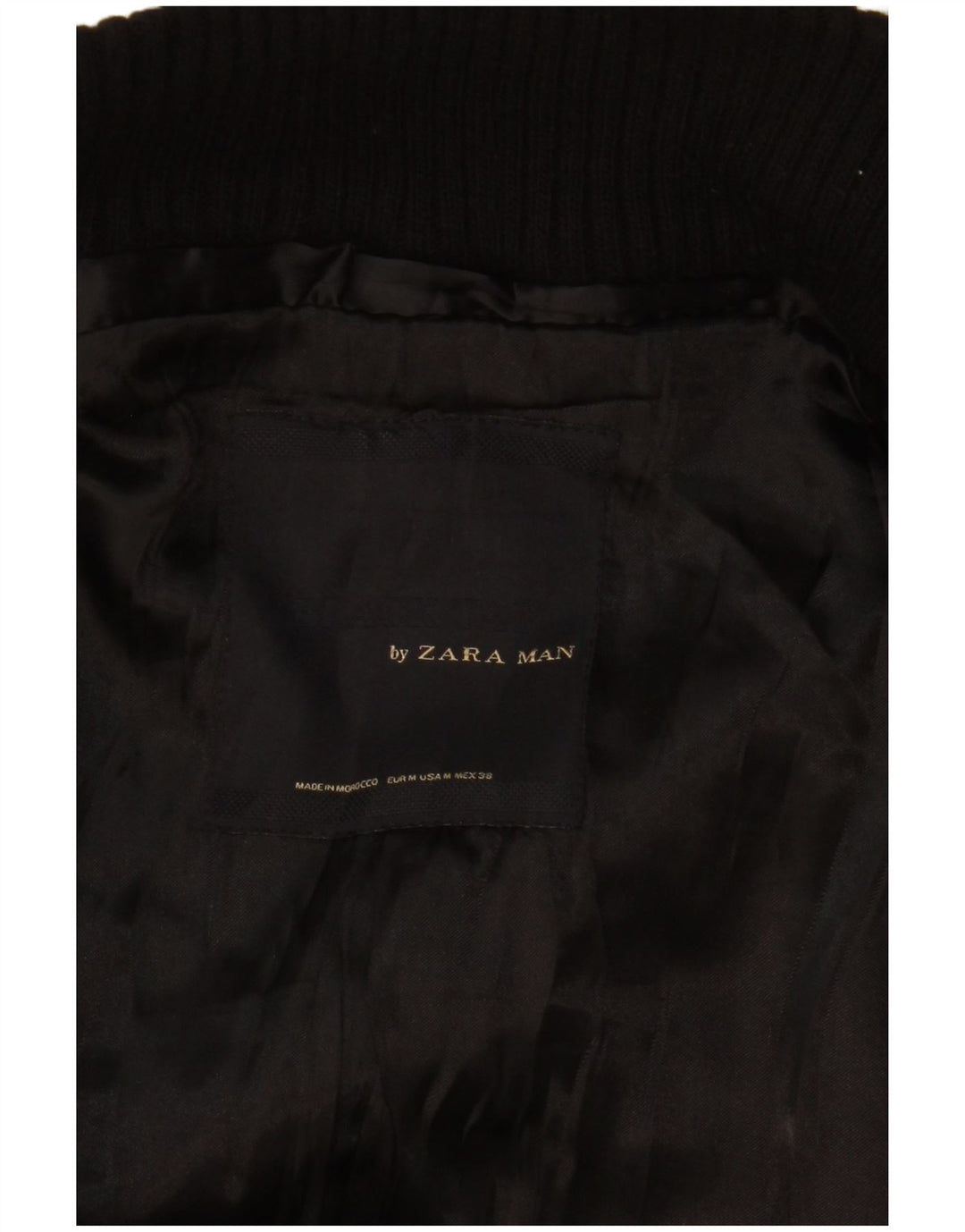 Zara Herren Trenchcoat UK 38 Medium Schwarz