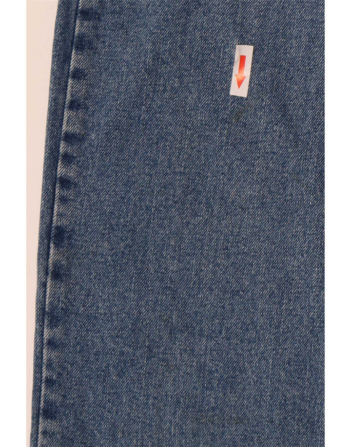 Armani Herren Straight Jeans W36 L34 Blaue Baumwolle