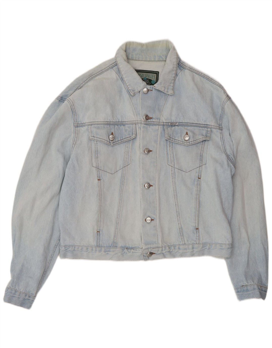 Rifle Womens Übergroße Jeansjacke UK 18 XL Blau