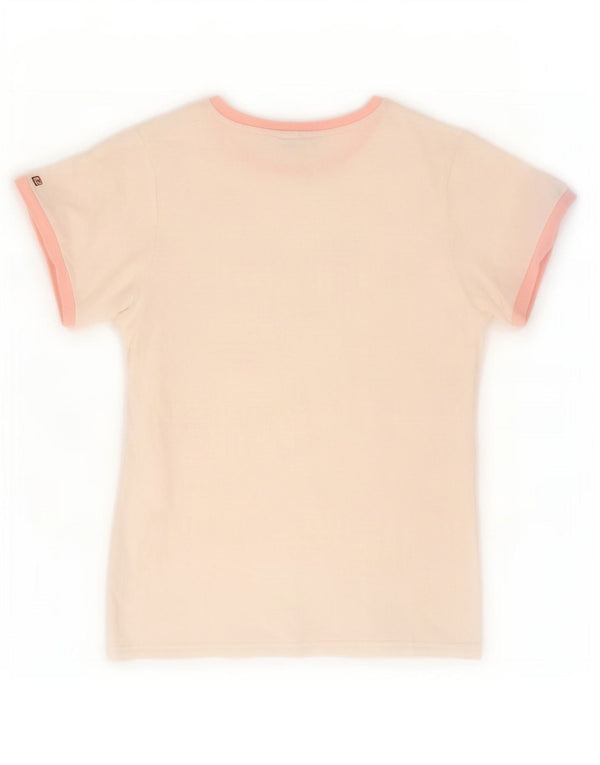 Puma Damen Graphic T-Shirt Top UK 14 Medium Weiß