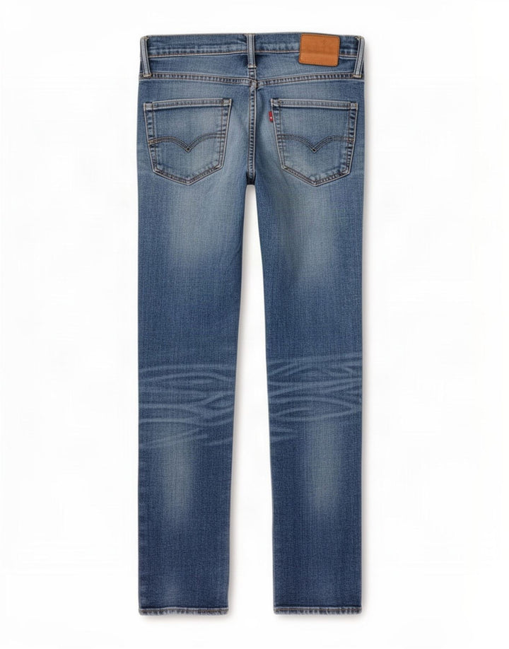 Levi's Herren 511 Distressed Slim Jeans W32 L32 Blaue Baumwolle