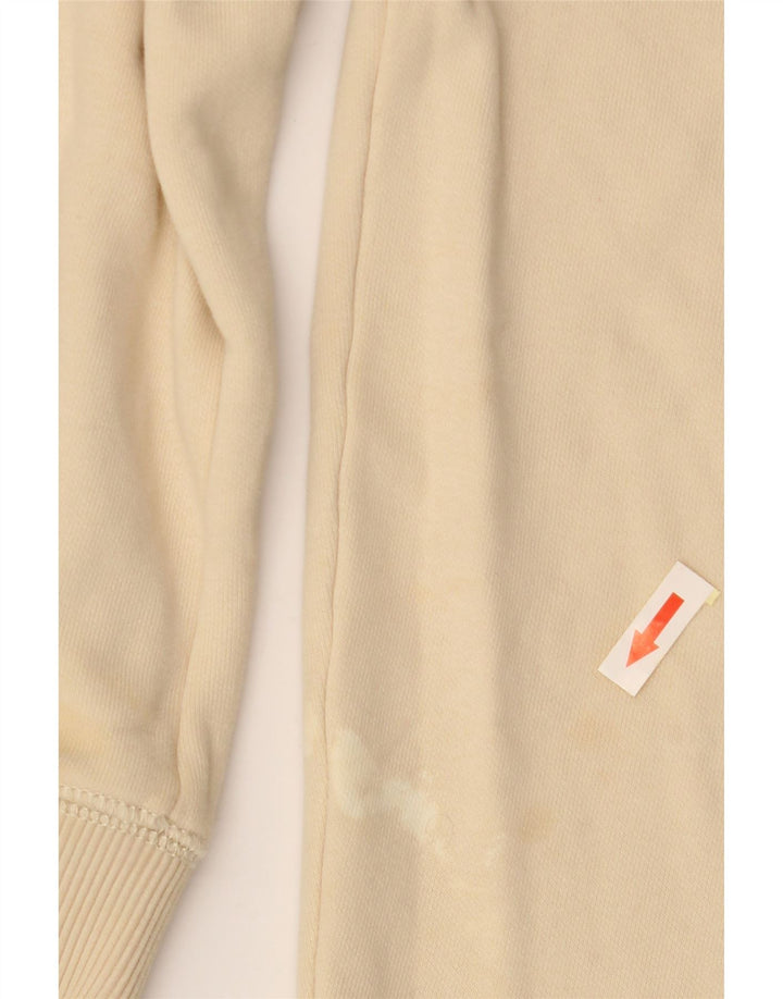 NAPAPIJRI Jungen-Pullover mit grafischem Kapuzenpullover, 13–14 Jahre, beige Baumwolle