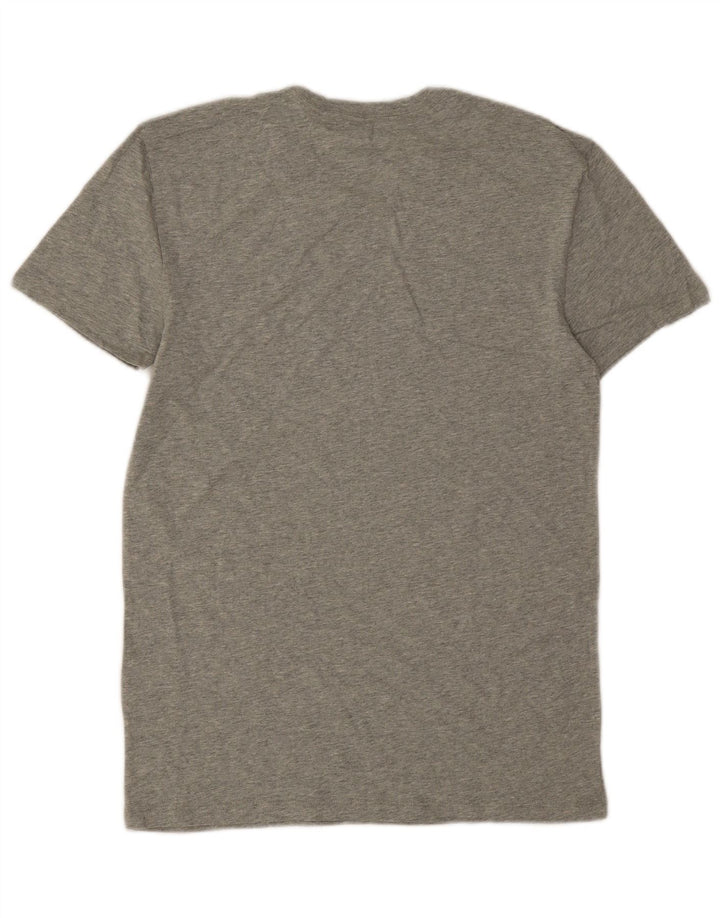 Polo Ralph Lauren Herren-T-Shirt-Oberteil aus mittelgrauer Baumwolle