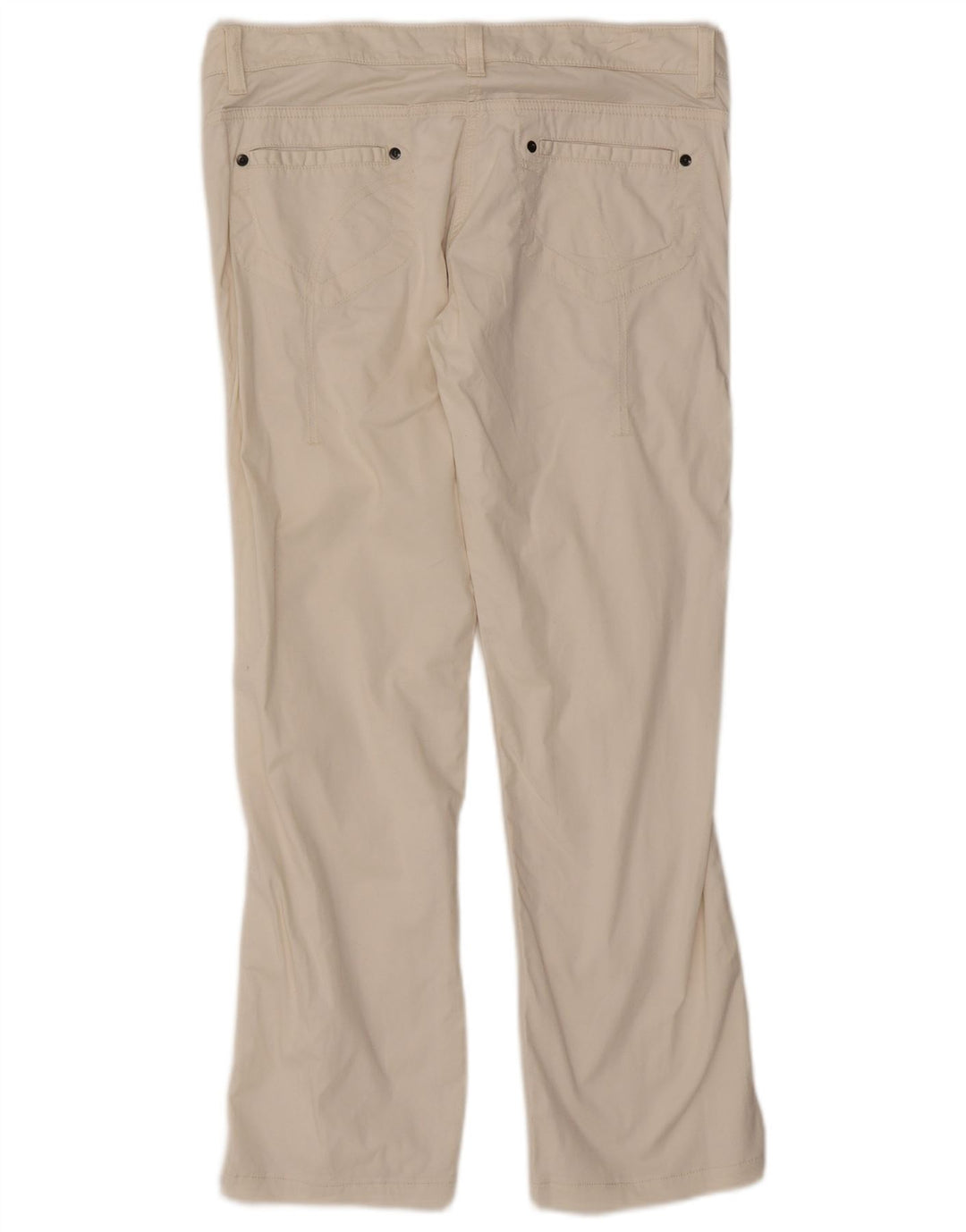 NORTH SAILS Womens Straight Casual Trousers IT 44 Medium W34 L29 Off White