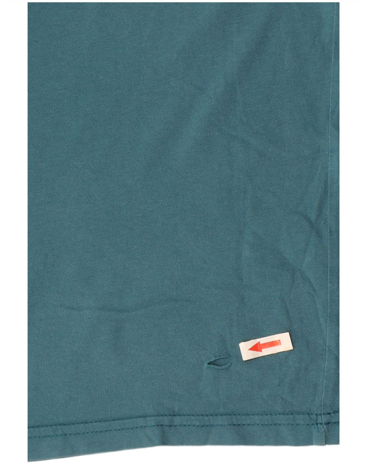 Vans Slim Fit Grafik-T-Shirt für Herren aus mittelblauer Baumwolle