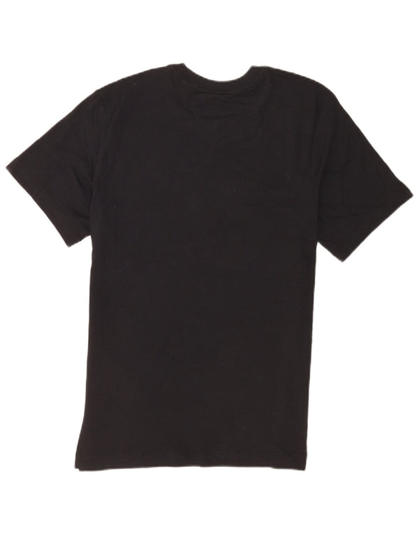 Nike Herren Dri Fit Graphic T-Shirt Top Small Schwarz Baumwolle