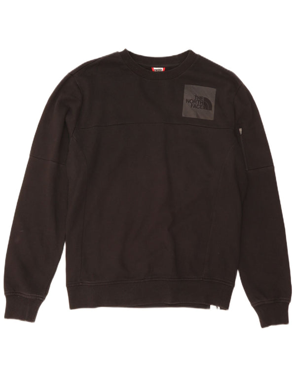 The North Face Herren-Sweatshirt-Pullover aus mittelschwarzer Baumwolle