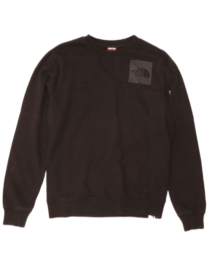 The North Face Herren-Sweatshirt-Pullover aus mittelschwarzer Baumwolle