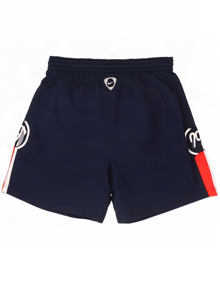 Nike Herren-Sportshorts mit Grafik, Mittelgroßes marineblaues Colourblock-Polyester