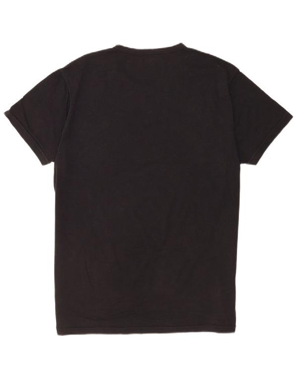 Emporio Armani Herren Grafik T-Shirt Top XL Schwarz Baumwolle