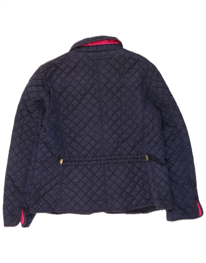 Hobbs Damen Steppjacke UK 16 Large Marineblaues Nylon