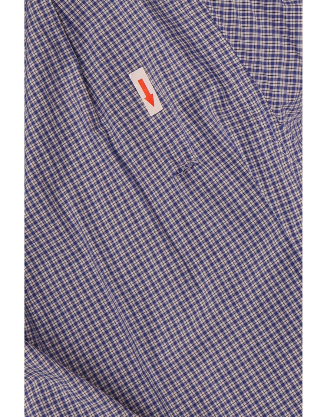 Polo Ralph Lauren Herrenhemd 2XL blau kariert Baumwolle