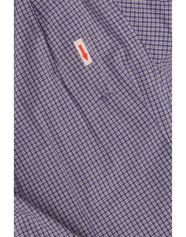 Polo Ralph Lauren Herrenhemd 2XL blau kariert Baumwolle