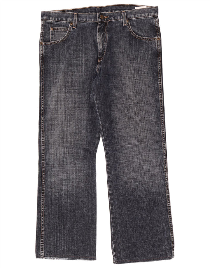 Wrangler Herren Bootcut Jeans W34 L30 Blaue Baumwolle