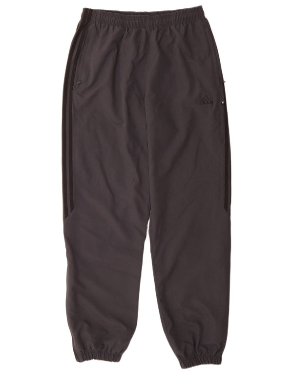Adidas Herren-Trainingshose, Jogginghose, groß, grau, Polyester