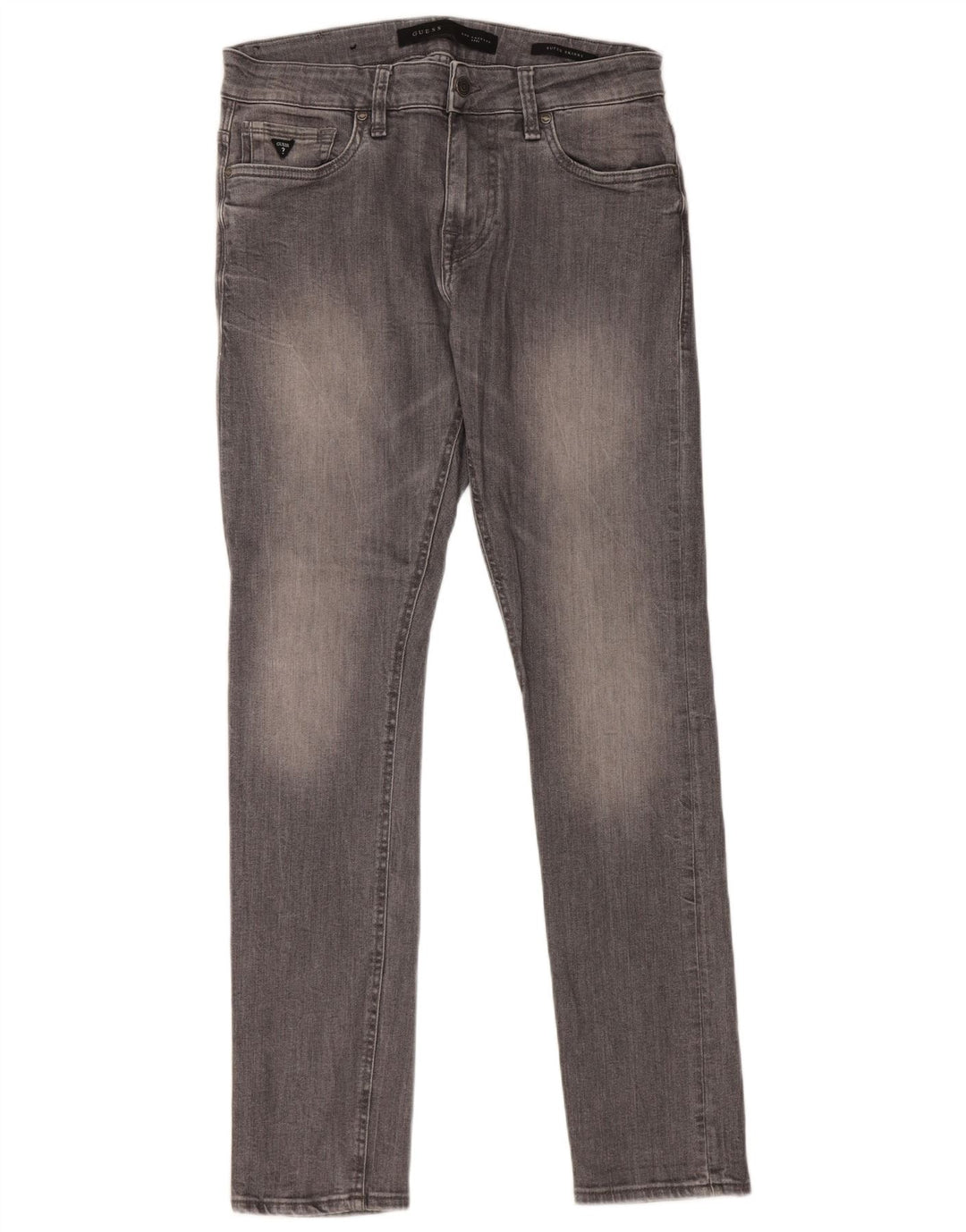 Guess Damen Super Skinny Jeans W32 L32 Graue Baumwolle