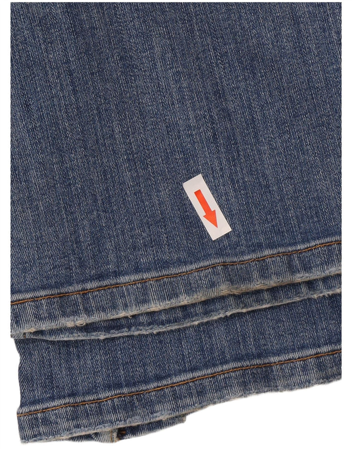 Zara Damen Schlagjeans EU 38 Small W28 L32 Blau