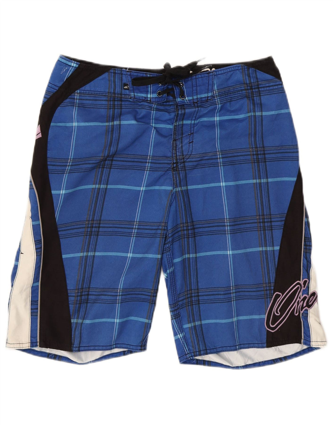 O'Neill Herren-Badeshorts mit Grafik, mittelblau kariert