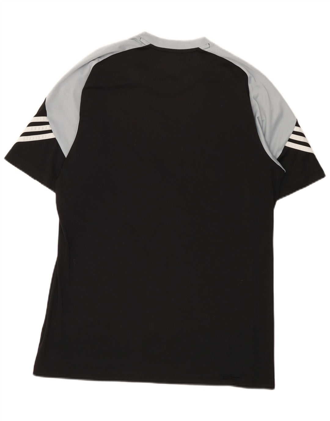 Adidas Herren Climalite T-Shirt Top Medium Schwarz Colourblock Polyester